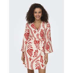 Jacqueline de Yong Jdypepper 7/8 wrap dress wvn dia