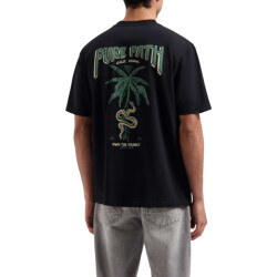 Pure Path Loose fit crewneck ss t-shirts black