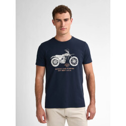 Petrol Industries Heren shirt- m-1050-tsr707 5178 navy blue