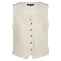 Red Button Gilet pearl