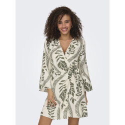 Jacqueline de Yong Jdypepper 7/8 wrap dress wvn dia