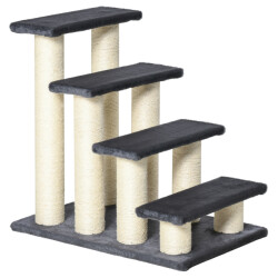 4goodz Pawhut dierentrap 4-treden voor katten en honden
