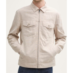 Tom Tailor Linen shirt jacket