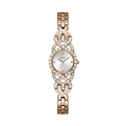 Guess Multicolor rvs horloge met roze accenten