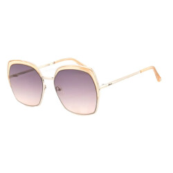 Guess Gouden metalen zonnebril voor vrouwen