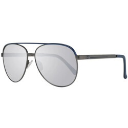 Guess Grijze zonnebril voor mannen met aviator stijl