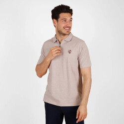 Q1905 Polo shirt zuidland – zand melange