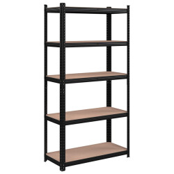 CaliCosy Industriële 5-niveaus modulaire plank als bureau l90 x h180 cm