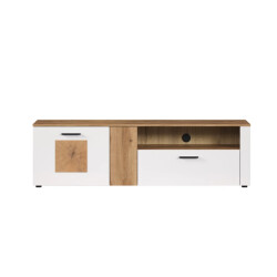 CaliCosy Tv-meubel met 2 deuren, 1 lade, 1 open vak en 1 kabelopening l170 cm vitoria