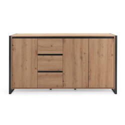 CaliCosy Dressoir met 3 deuren en 3 lades l160 cm denver