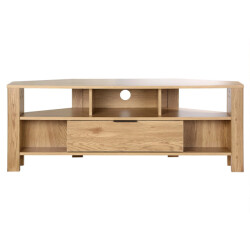 CaliCosy Hoek-tv-meubel 1 lade eiken decor l120 cm