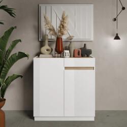 CaliCosy Kleine buffetkast met 2 deuren en 1 lade utopia l105 cm