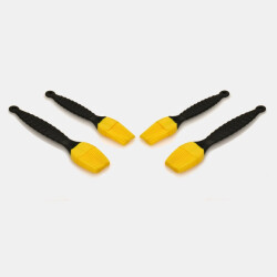 CaliCosy 4 keukenborstels van siliconen 18 en 21 cm