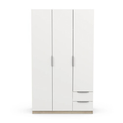 CaliCosy Kast met 3 deuren en 2 laden ghost l119,4 cm