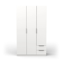 CaliCosy Kast met 3 deuren en 2 laden ghost l119,4 cm