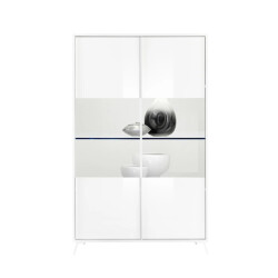 CaliCosy Vitrine 2 deuren h174 cm city
