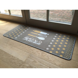 CaliCosy Keukentapijt keuken bruin 50x120cm