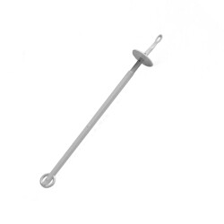 CaliCosy 6 sets van 2 witte plastic veiligheidsoorstokjes van 14 cm