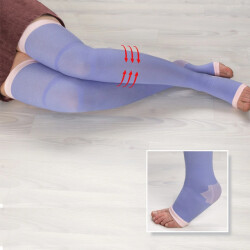 CaliCosy Kousenband voor de nacht blauw maat s/m set van 2
