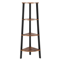 CaliCosy Industriële hoekplank met 4 niveaus l48,5 x h125 cm