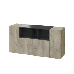 CaliCosy Buffetkast met 3 deuren en 3 niches l150 cm tamiko