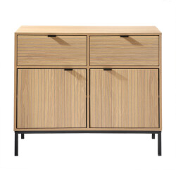 CaliCosy Ladekast 2 deuren 2 lades hout l90 x h79 cm
