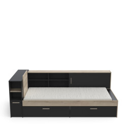 CaliCosy Bed met opbergruimte in 90x190/200 cm l119,2 cm
