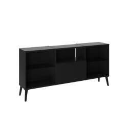 CaliCosy Modulaire tv-meubel 1 lade 5 nissen donker