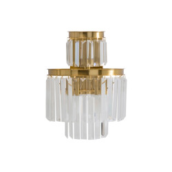 Signature Gouden wandlamp fulgurant