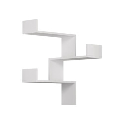 CaliCosy Hoekwandrek met 3 planken h90 cm luska