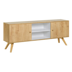CaliCosy Buffet met 2 deuren en centrale plank l179,5 cm nature