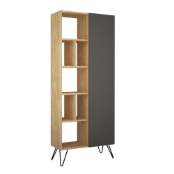 CaliCosy Etagère 11 planken en 1 deur h190 cm jedda