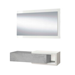CaliCosy Hangende console omkeerbaar met 1 lade en 1 spiegel l95 cm noon
