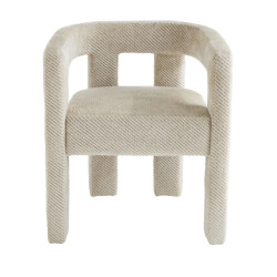Signature Bridge-fauteuil in écru stof l63 cm tapissier