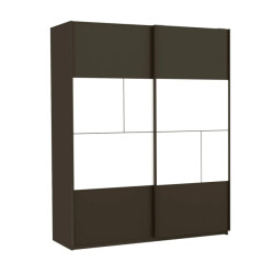 CaliCosy Kledingkast met 2 schuifdeuren l180 x h215 cm prado