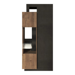 CaliCosy Vitrine 2 deuren van glas zonder verlichting journey h188 cm