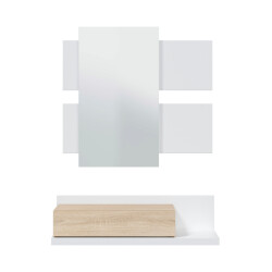 CaliCosy Hangende console met 1 lade en 1 spiegel l75 cm tekkan