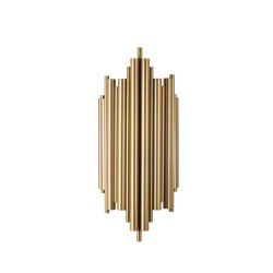 CaliCosy Wandlamp van goudkleurig metaal h50 cm reis
