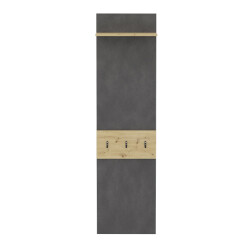 CaliCosy Garderobe voordeur 1 plank 3 haken verona 3 h188 cm