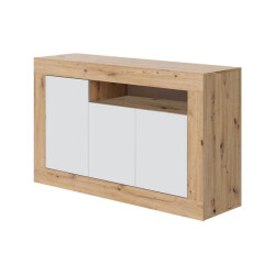 CaliCosy Buffetkast met 3 deuren en 1 opbergvak l139 cm baltik