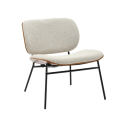 Signature Fauteuil in écru stof h68 cm serge