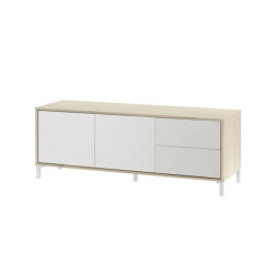 CaliCosy Tv-meubel 2 deuren en 2 laden brooklyn l130 cm