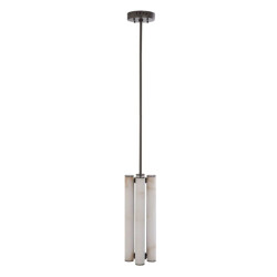 Signature Verticale kroonluchter in albast en metaal h55 cm montaigne