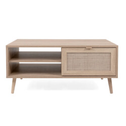 CaliCosy Salontafel 2 nissen l100 cm rotanprint bali