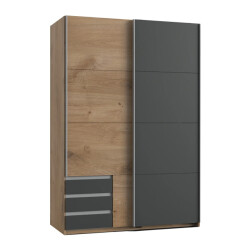 CaliCosy Kledingkast met 2 schuifdeuren l135 cm