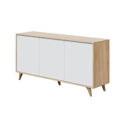 CaliCosy Buffet 3 deuren met 3 planken kikua plus l154cm