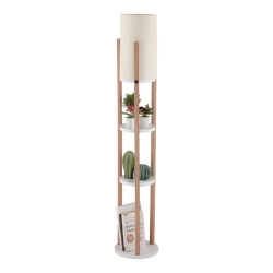 CaliCosy Lamp met 3 ronde planken h135 cm circle