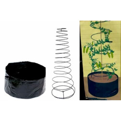 CaliCosy Flexibele plantenbak en spiraalvormige plantensteun