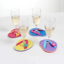 CaliCosy Onderzetters decor tong set van 4