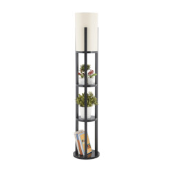 CaliCosy Lamp met 3 ronde planken h135 cm circle